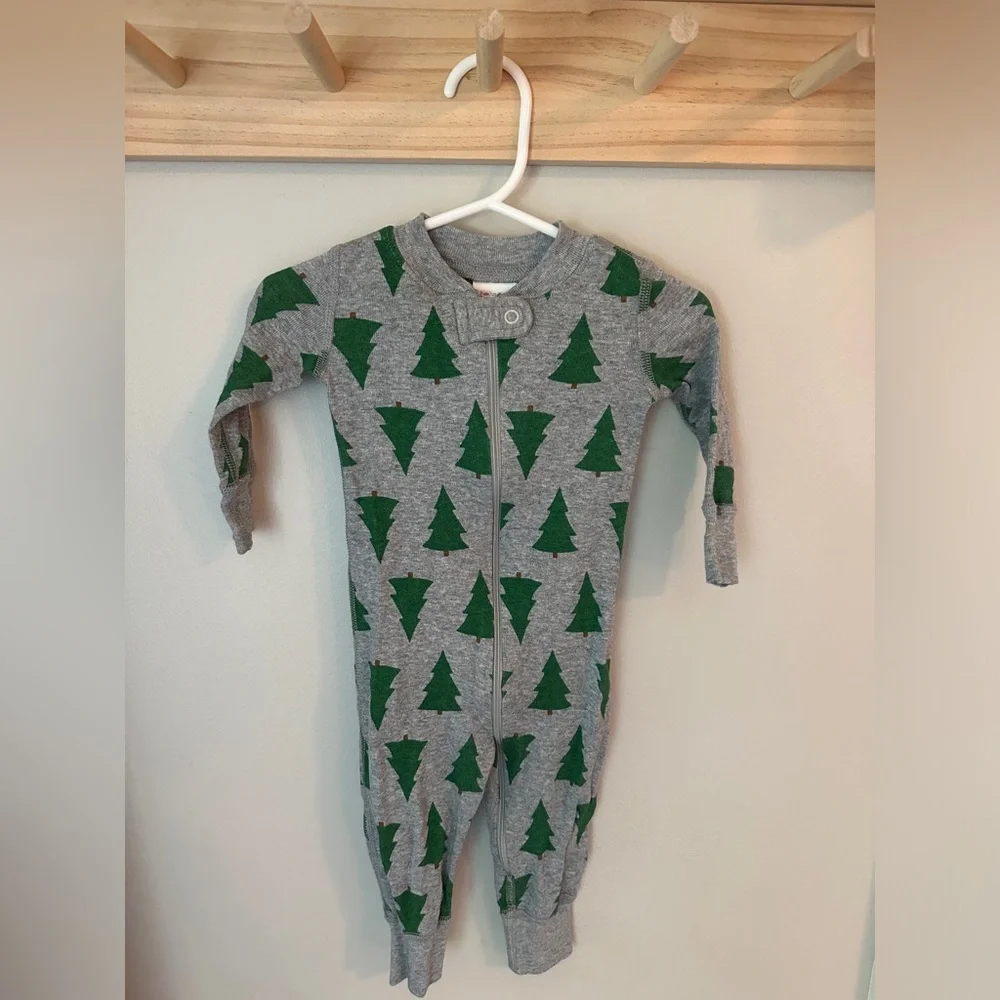 Hanna Andersson 100% Organic Cotton Christmas Tree Zip Sleeper